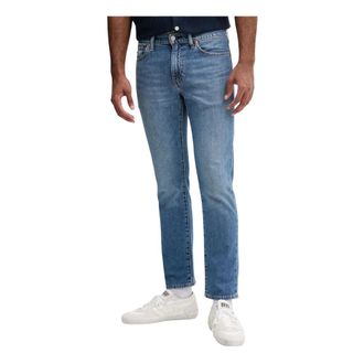 Levi's Jeans, Heren, Blauw, W33 L34, Denim, Slim-fit Jeans