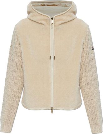 Moncler Dames, Sweatshirts & Hoodies, Beige, Maat: XS Katoen