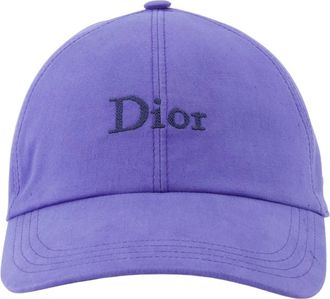 Dior Cappellino Ricamato - - Accessories - Uomo - Viola - M