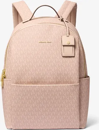 Michael Kors Sable Large Signature Logo Backpack