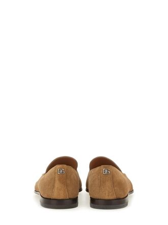 Dolce & Gabbana Crust Slipper Loafer - Beige