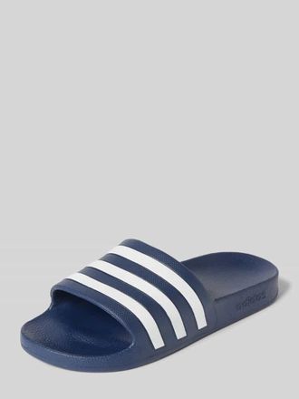 adidas Badeschuhe mit Label-Pr&auml;gung Modell ADILETTE AQUA in Marine, Gr&ouml;&szlig;e 40,5