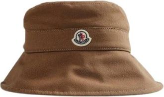 Moncler Bucket Hat - unisex - Hoeden - Beige - S - Accessoires