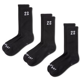 Nike Jordan Essentials Crew Socks (3 Pairs) in Black | DA5718-010