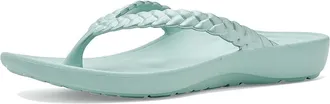 Aetrex Vicki Thong Sandal Womens Sandals Mint Gloss : EU 40 (US Womens 9-9.5) M (B), Synthetic
