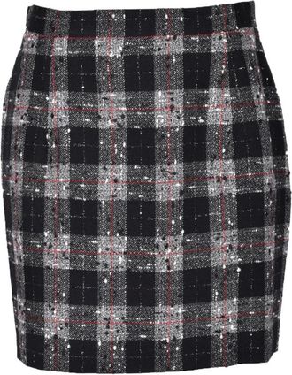 Alessandra Rich Rok - Dames - Korte rokken - Zwart - S - Wol - Rokken