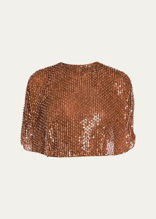 Retrof&ecirc;te Sylvey Crystal Mesh Capelet