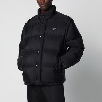 Prada Piumino trasformabile nero in Re-Nylon