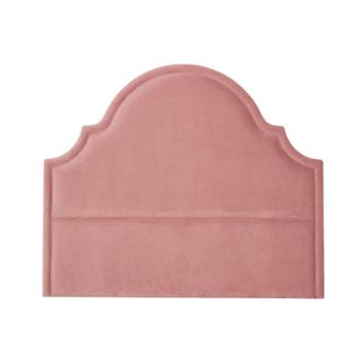 Robin des Bois Cabecero de cama estilo shabby chic en terciopelo de rosa antigua