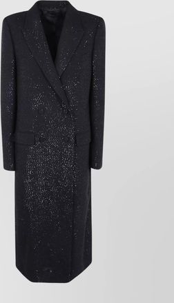 Tom Ford sparkling wool blend double breasted coat