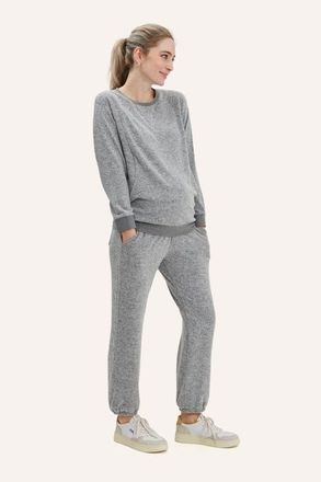Nom Maternity Wren Under-the-belly Maternity Lounge Pants in Grey at Nordstrom, Size X-Small