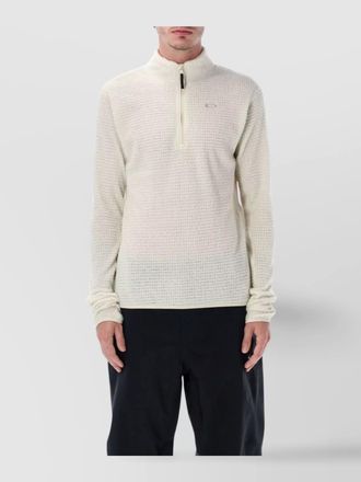 Oakley alpha half zip sweatshirt with high collar