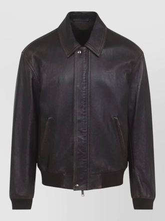 Prada bomber jacket regular fit vintage nappa