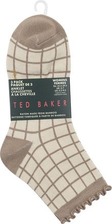 Ted Baker Set Of 3 Anklet Sock