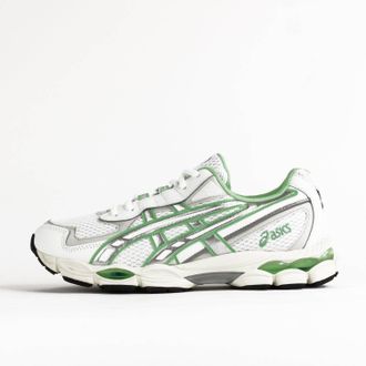 Asics Mens Gel Nyc 2055 Sneakers In White Menthol