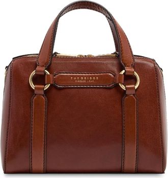 The Bridge Handtas met Schouderriem - Dames - Handtassen - Bruin - ONE Size - Leer - Tassen