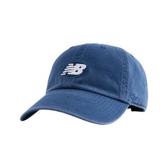 New Balance Unisex 47 Clean Up Hat in Blue/White Cotton Twill, size OSZ