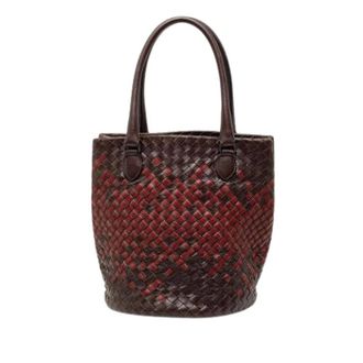 Bottega Veneta Pre-owned Bucket Bags, female, Brown, Size: ONE SIZE Pre-owned Vintage Bucket Bag