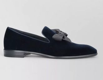 Christian Louboutin silk loafers