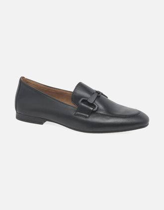 Gabor Womens Jangle Womens Loafers - Black - Size: 6.5