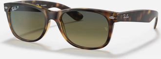 Ray-Ban Mens New Wayfarer Sunglasses In Brown