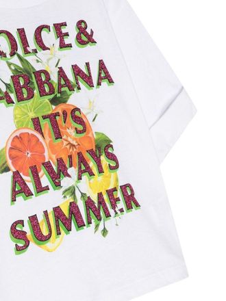 Dolce & Gabbana Cotton T-Shirt - White