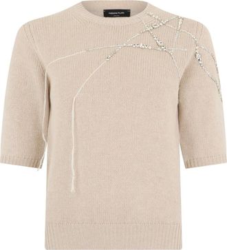 Fabiana Filippi Mujer, Jerseys, Beige, Talla: 2XS