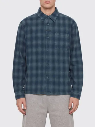 Represent Camicia a quadri in cotone con tasche a toppa sul petto
