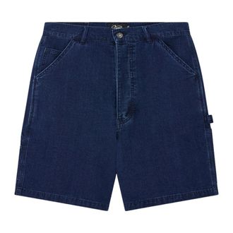 Deus Denim Shorts, male, Blue, Size: W33 Big Fella Chambray Short