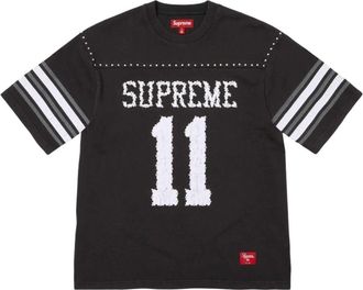 SUPREME SS26 Studded S/S Football T-Shirt Black SUP-SS26-012-BLK
