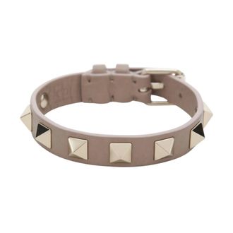 Valentino Garavani Dames, Accessoires, Beige, Maat: ONE Size Leer