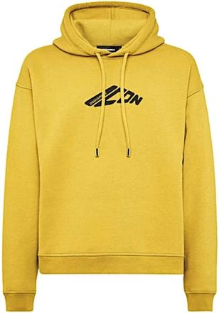 Dsquared2 Felpa - Heren - Hoodies - Geel - M - Hoodies & sweatvesten