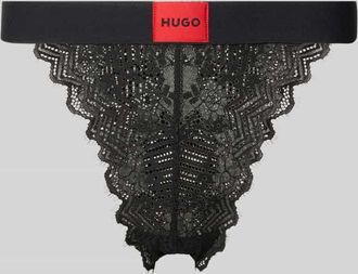 HUGO BOSS Slip mit Label Patch Modell LACE in Black, Gr&ouml;&szlig;e XL