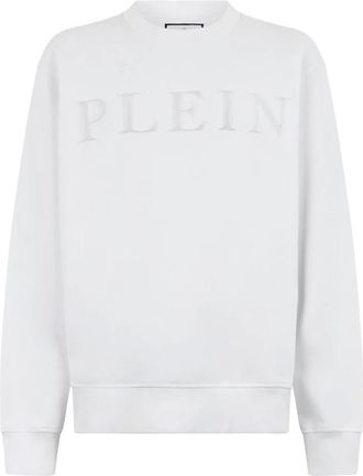 Philipp Plein Sudadera Ls Logo - Sweatshirts & Hoodies - Hombre - Blanco - XL