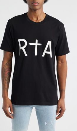Rta Liam Logo Graphic T-Shirt in Black at Nordstrom, Size Xxx-Large