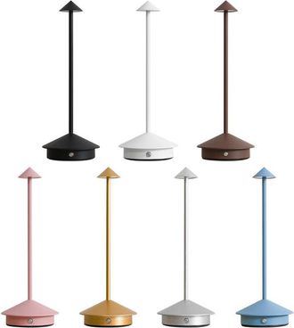 OEM Veilleuse Champignon - Aluminium Bross&eacute; - 10,5 X 30 Cm - Interrupteur Tactile - 3 Temp&eacute;ratures Couleur - 5 Niveaux Luminosit&eacute; - Int&eacute;rieur - 1 Pi&egrave;ce