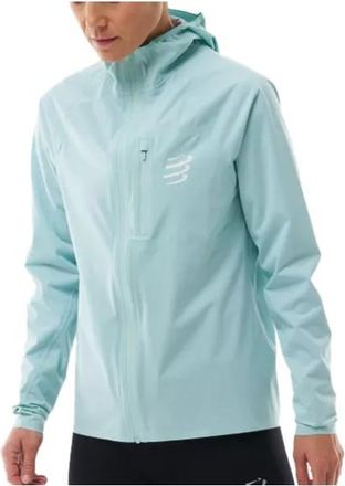 Compressport Tempest Waterproof Jacket Laufjacke f&uuml;r Damen | t&uuml;rkis