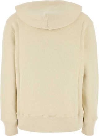 Autry Womens Cotton Hoodie Beige Sweater
