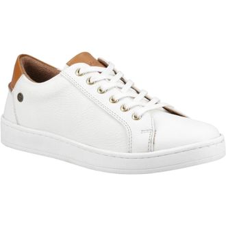 Cotswold Radcot Leather Womens White Trainers - Size UK 4