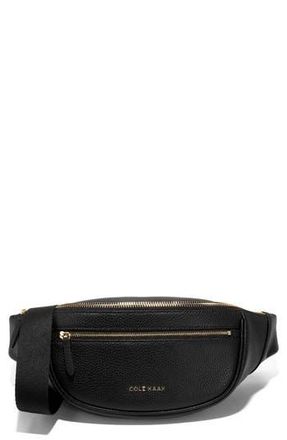 Cole Haan Mackenna Leather Belt Bag in Black at Nordstrom Rack