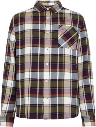 Knowledge Cotton Apparel Regular Light Flannel Checkered Hemd für Herren | grau