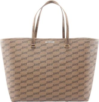 Balenciaga Pre-owned Tote Bags, female, Beige, Size: ONE SIZE Pre-owned Vintage Monogram Tote Bag