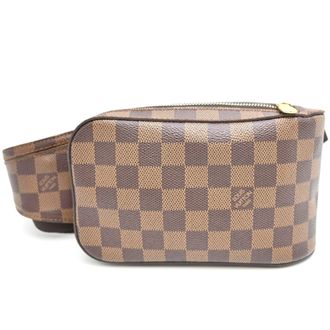 Louis Vuitton Brown Damier Canvas Sling Bag (Pre-Owned)