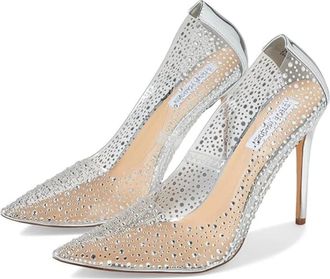 Steve Madden Kaidel Pump Womens Clear Pointed Toe Stiletto Heel HTAT419
