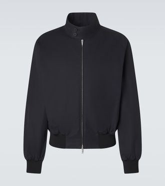 STUDIO NICHOLSON Over cotton-blend bomber jacket
