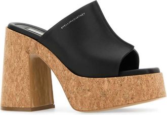 Stella McCartney Zwarte Alter Mat Skyla Slippers