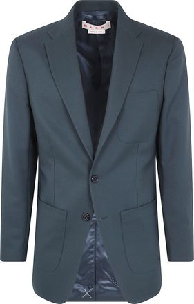 Marni Jacket Button-Up Spherical Green