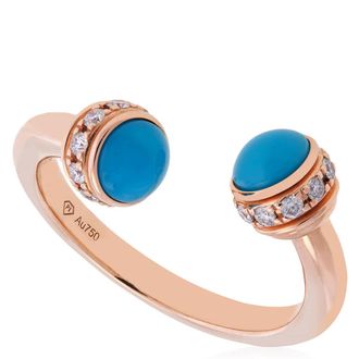 Piaget Possession 18K Rose Gold Open Ring, Size 53