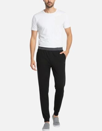 Lyle & Scott Mens Lyle and Scott Mens Pyjama Set T Shirt Pants Sleepwear Loungewear Lounge Set - Multi/White - Size: 33/32/32