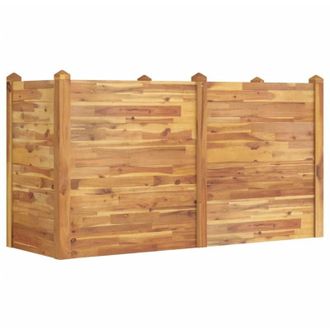 vidaXL Jardinera Arriate Madera Maciza Acacia 160x60x84 Cm Vidaxl